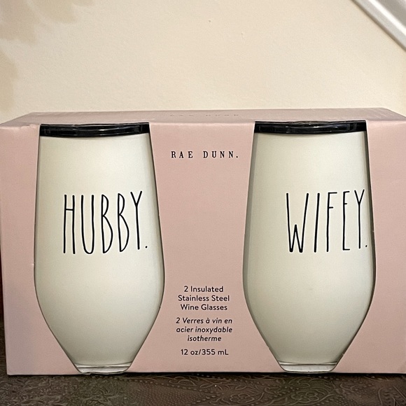 Rae Dunn Other - Rae Dunn Wine glasses